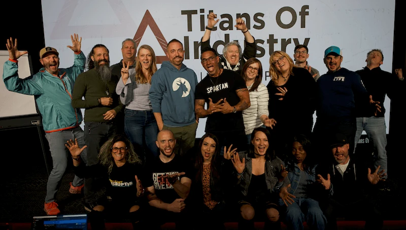 Titans members at a Think Tank in Boise